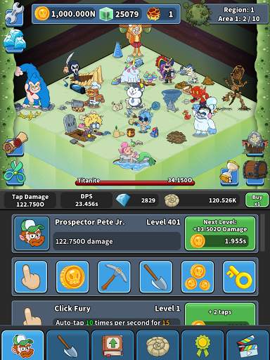 Tap Tap Dig 2: Idle Mine Sim 21 تصوير الشاشة
