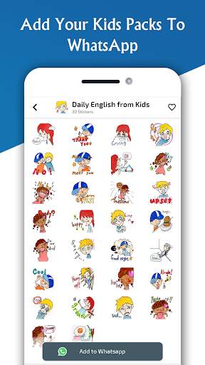 Kids Stickers for WhatsApp - WAStickerApps screenshot 4