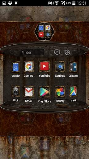 Next Launcher 3D Grunge Theme screenshot 6