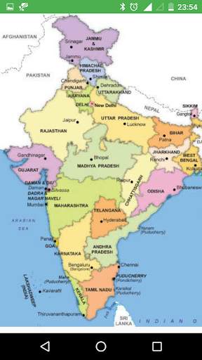 India Map with Capitals screenshot 5
