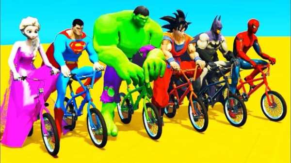 Superhero BMX Stunts Racing: Top Racing Games screenshot 1