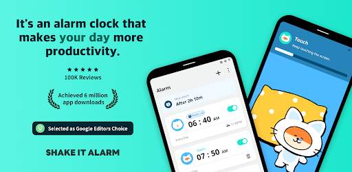 Shake-it Alarm - Alarm Clock screenshot 1