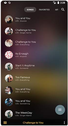 Quick Music Player - Fast MP3 player screenshot 2
