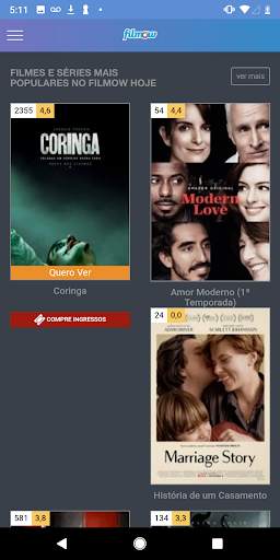 Filmow Sua Rede social de filmes e séries screenshot 1