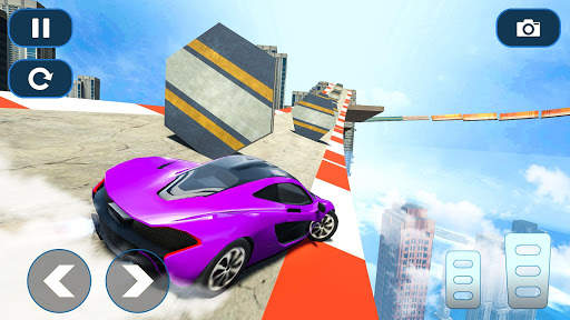 Mega Ramp Car Stunt Races screenshot 2