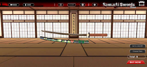 Samurai Swords Store screenshot 1
