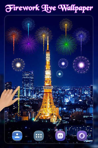 New Year Live Wallpaper 2021 - New Year Fireworks screenshot 2