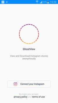 View & Save Instagram Stories Secretly - GhostView screenshot 1