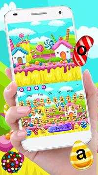Sweet Candy Keyboard Theme screenshot 1