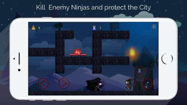 Ninja Kid Adventure Game screenshot 2