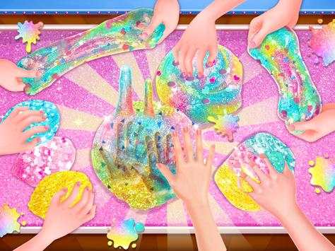 Unicorn Glitter Slime - Fluffy Slime Maker screenshot 3