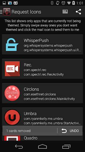 Serenity Launcher Theme Red screenshot 16