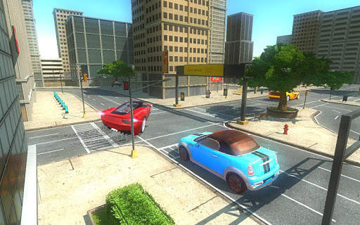 Futuristic Flying Car Taxi Simulator Driving screenshot 5