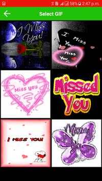 Miss You Gif screenshot 2