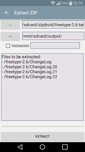 Simple unzip, unrar and zip screenshot 4