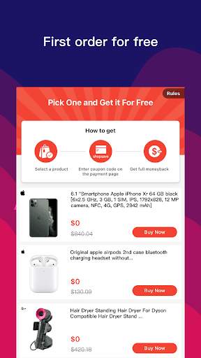 ShopSave Cashback Shopping app screenshot 1