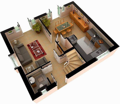 Free 3D Home Plans скриншот 1