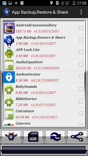 App Backup&Restore  - Share screenshot 4