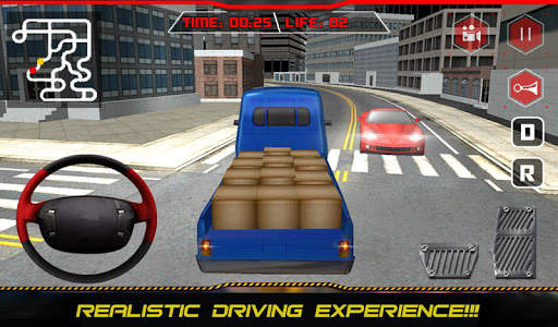 Mini sopir truk angkutan 3D screenshot 8