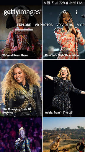 Getty Images screenshot 2