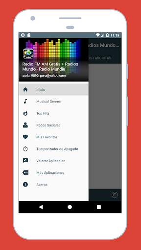 Radio FM AM Gratis   Radios Mundo - Radio Mundial screenshot 1