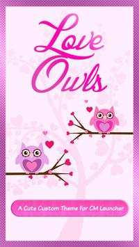 Love Owl Theme CM Launcher screenshot 1