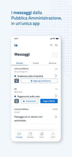 IO, l'app dei servizi pubblici screenshot 5