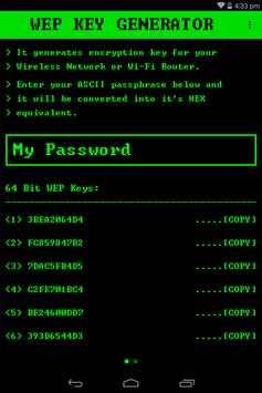 Wifi Password Generator Pro screenshot 1