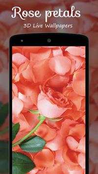 Rose petals 3D Live Wallpaper screenshot 6