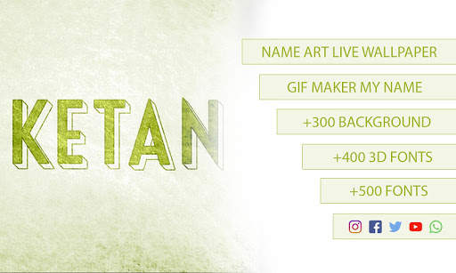 Name Art Live Wallpaper : GIF Maker My Name screenshot 3