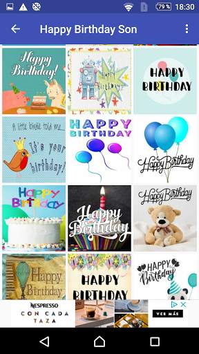 Happy Birthday Son screenshot 2