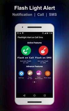 Flashlight Alert - Flash On Call , Notification screenshot 3