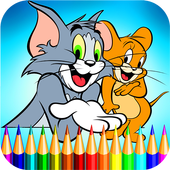 Tom and jerry coloring 2 icon
