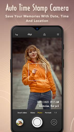 Auto Timestamp Camera : Date, Location & TimeStamp screenshot 1
