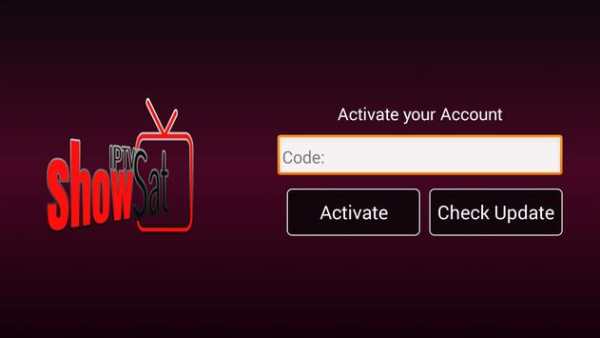 SHOWSAT IPTV Active Code screenshot 2