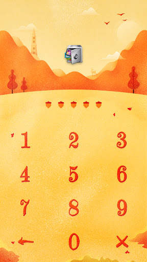 AppLock Live Theme Leaves – Paid Theme screenshot 2