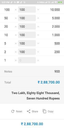 Cash Calculator screenshot 2