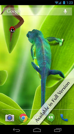 Chameleon 3DLiveWallpaper FREE screenshot 4