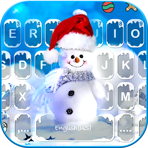 Blue Christmas1 Keyboard Theme icon