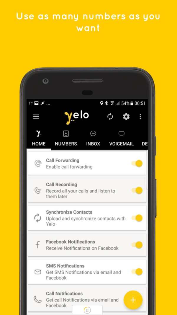 Yelo Phone - WiFi Calling, Forwarding & Voicemail screenshot 6