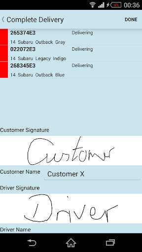 Vehicle Mobile Application screenshot 5