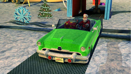 Extreme x-mas car stunt racing screenshot 3