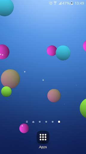 Colorful Bubble Live Wallpaper screenshot 1
