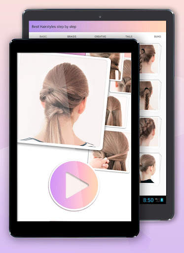 Hairstyles step by step screenshot 9