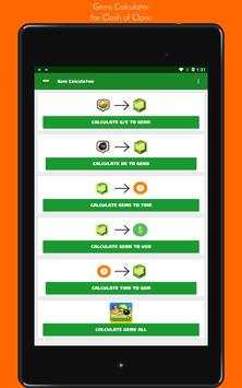 Gems Calc of Clash of Clans screenshot 9