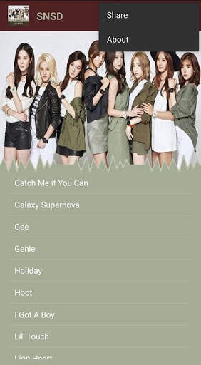 SNSD Offline Song - KPop screenshot 2