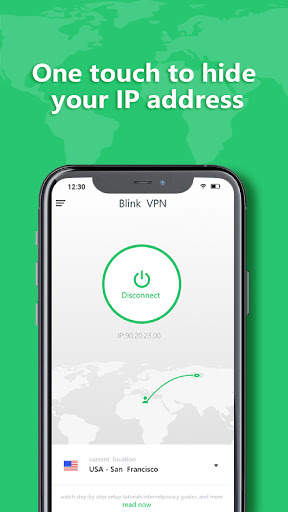 BLINK VPN – Military Grade Encryption screenshot 1