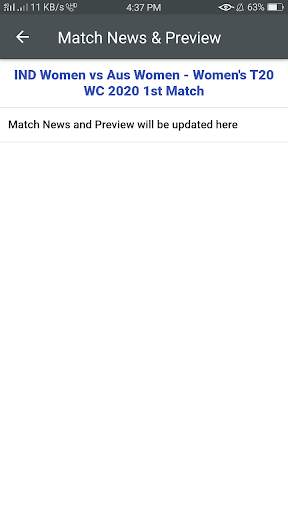 Women's Cricket Live Score App screenshot 5