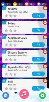 Anime Piano Tiles Offline - Free Manga Music Songs screenshot 7