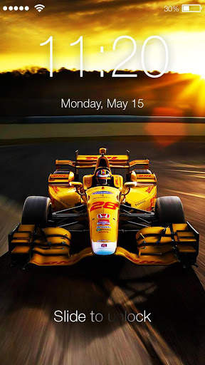 Race Car Screen Lock screenshot 1